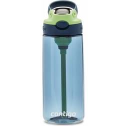 Contigo 20oz Plastic AutoSpout Kids' Water Bottle Blue/Green