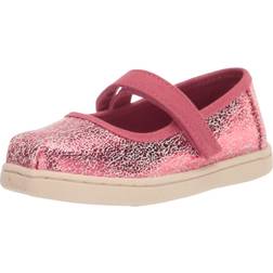 Toms Girls Mary Jane Flat, Dark Rose, Toddler