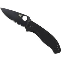 Spyderco Tenacious G-10 PlainEdge Pocket Knife