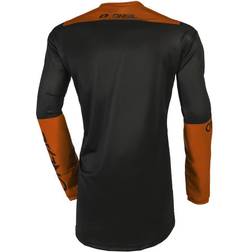 O'Neal Motocrosströja Enduro MX Ventilerande material, vadderat armbågsskydd, passform för maximal rörelsefrihet Element Jersey Threat Vuxna, Svart/orange