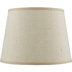 CAL Lighting Hardback Fine Burlap Beige Shade 16"