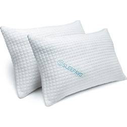 Sleepavo Memory Foam King 2 Bed Down Pillow