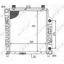 NRF 59102 Motorkühlung Kühler