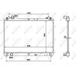 NRF Kylare, motorkylning 8718042089021 SUZUKI GRAND VITARA