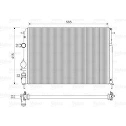 Valeo 732866 Kühler Motorkühlung
