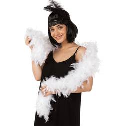 PartyDeco Feather Boa White