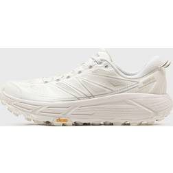 Hoka Mafate Speed Shoes in White/Lunar Rock