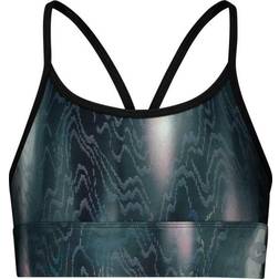 Nike Girl's Dri-FIT Indy Icon Clash Sports Bra - Black