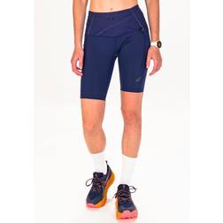 Asics Women's Fujitrail Sprinter, XL, Indigo Blue/Papaya