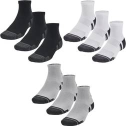 Under Armour performance tech quarter socks black sports gym