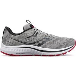 Saucony Omni 21 Alloy/Garnet Men's Shoes Gray