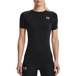 Under Armour HeatGear Comp T-Shirt Damen - Black/White