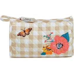 Vera Bradley Trapeze Cosmetic Bag - Peach Blossom Picnic