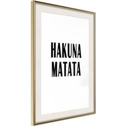 Artgeist Inramad Tavla Hakuna Matata 30x45 Poster