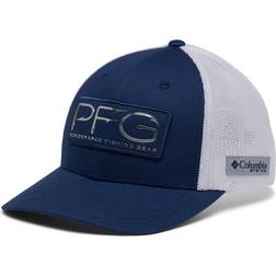 Columbia PFG Hooks Mesh Ball Cap High Crown - Carbon/Silver