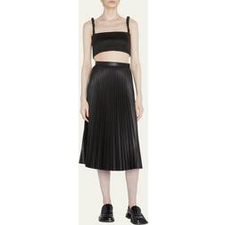 Proenza Schouler Faux Leather Midi Skirt - Black