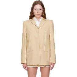 Jacquemus La Veste Caraco beige