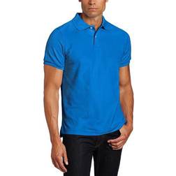 Lee Uniforms Men's Modern Fit Short Polo Shirt, Royal