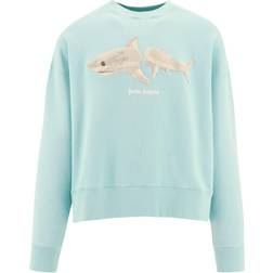 Palm Angels Crewneck 'Shark' Light Blue