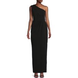 Calvin Klein Women's One-Shoulder Gown Black