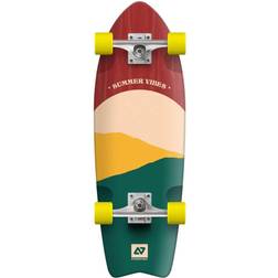 Hydroponic Fish Complete Cruiser Skateboard 28" - Sun Red