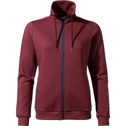 Vaude Redmont Cotton Sweater - Dark Cherry