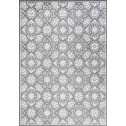 Jonathan Y Gallia Tile Trellis White, Gray 48x72"