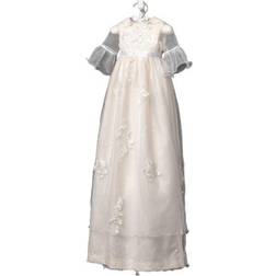 Luxe Heirloom Christening Gown - White