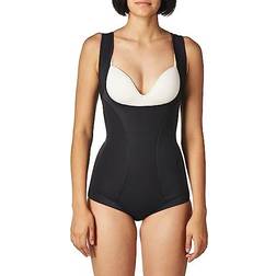 Maidenform Open Bust Ultra Firm Body Shapewear - Black