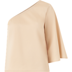 Object Oneshoulder Top Beige