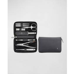Zwilling Premium 9-pcs Nappa Leather Zip Fastener Case - Black