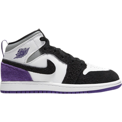 Nike Air Jordan 1 Mid PS - White/Court/Purple/Black