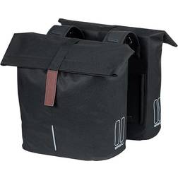 Basil Double Bicycle Bag City Black 28-32 Liter