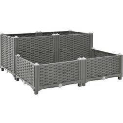 vidaXL Raised Bed 80x80x38 Polypropylene