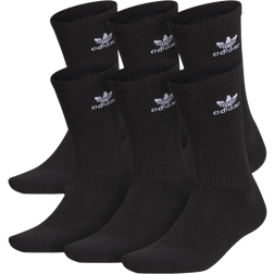 Adidas Trefoil Crew Socks 6-packs - Black/White