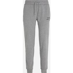 Tommy Hilfiger Stickade byxor, grå ljung