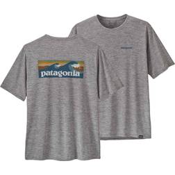 Patagonia Cap Cool Daily Graphic T-Shirt Waters Men, grå 2023 T-shirts til sport