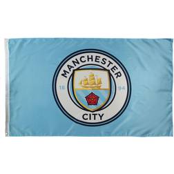 Premiership Soccer Manchester City Crest Flag