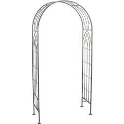 Charles Bentley Wrought Iron Arch Grey wilko Garden