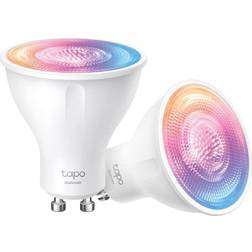 TP-Link Tapo Ampoule Connectée WiFi, Ampoule LED GU10 Multicolore 2200K-6500K, Dimmable 350 Lumens, 3.7W équivalent à 50W, Compatible avec Alexa et Google Home, Economie d'énergie, Tapo L630(2-pack)