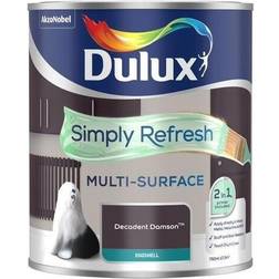 Dulux Simply Refresh Wood Paint Decadent Damson 0.75L