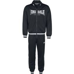 Lonsdale Poolewe Joggingdragt - Sort/Hvid
