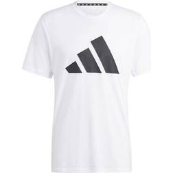 adidas Feelready Logo Training T-Shirt - White/Black