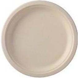 Multi Greaseproof rund tallerken bagasse Ø18cm beige