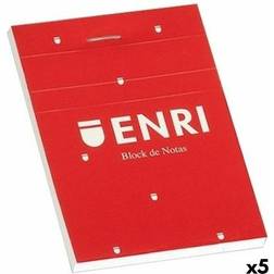 Anteckningsblock ENRI Röd A4 80