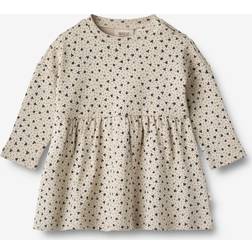Wheat Emmy Jerseykleid - Soft Beige Clover