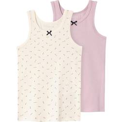 Name It Buttercream Tank Topp Floral 2-pack Noos-110