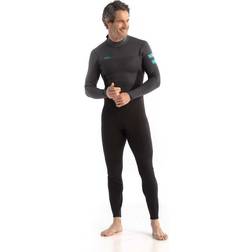 JoBe Perth 3/2mm Back Zip Wetsuit Graphite Grey