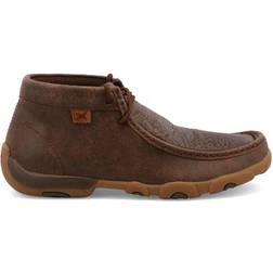 Twisted X Chukka Driving Mocs - Brown/Brown Print