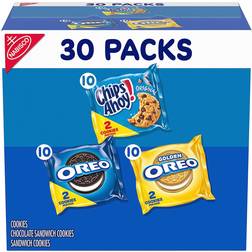 Oreo Golden & Chips Ahoy! Cookie Variety Pack 0.8oz 30